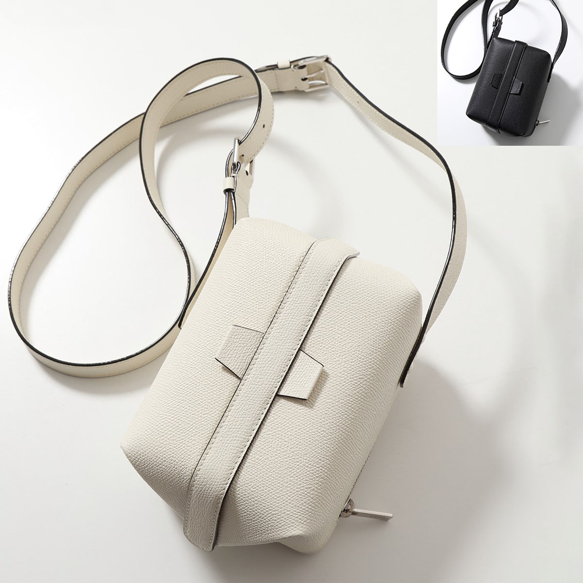 Valextra ヴァレクストラ ショルダーバッグ TRIC TRAC トリックトラック V5L24 028000W WBSR0024028LRL99 レディース レザー クロスボディ 鞄 カラー2色