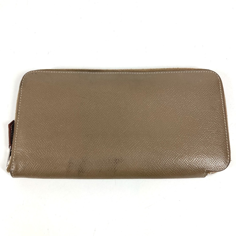 長財布 アザップロング シルクイン アザップロングシルクイン 財布 ロングウォレット ラウンドファスナー エプソン エトゥープ グレー