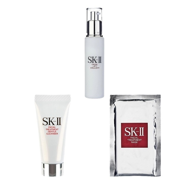 エスケーツー（SK-II／SK2） フェイシャルトリートメント クレンザー +エマルジョン ＋ マスク セット 20g+100g+1枚
