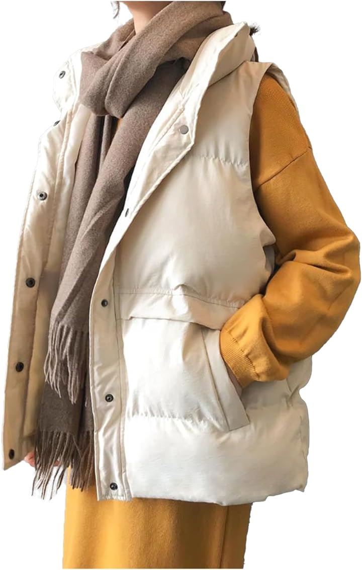 ベスト レディース アウトドア 軽量 アウター 薄手 ジャケット(ホワイト, M)