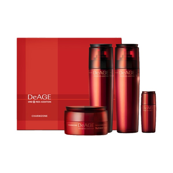 DeAGE RED-ADDITION Skin Care 3種 Set 新商品 韓国化粧品 機能性化粧品 贈り物 企画商品 スキンケア 肌の弾力 ヒョド 肌の水分 保湿
