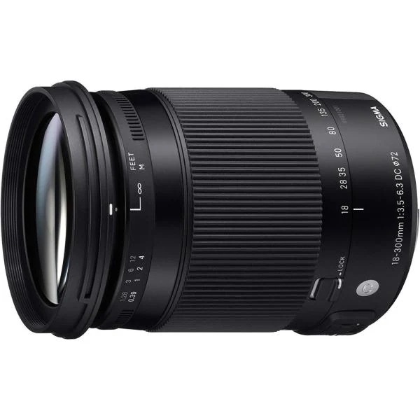 【中古】シグマ SIGMA 18-300mm F3.5-6.3 DC MACRO OS HSM Contemporary C014 キヤノン Canon EF-Sマウント