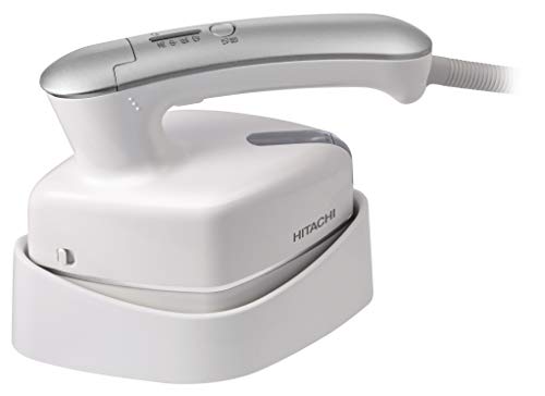 日立 衣類スチーマー スチームアイロン ワンプッシュ連続スチーム 3段階温度切替 持ちやすいハンドル ブラシ付き CSI-RX2 W ホワイト