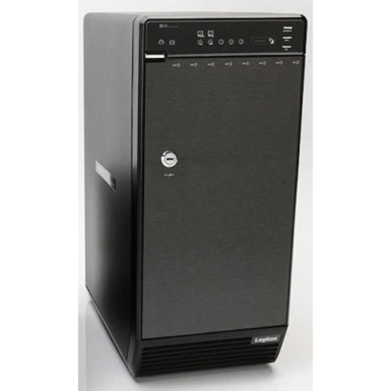 ロジテック　ハードディスクケース 3.5インチ 8台 LGB-BNHEU3シリーズ　LGB-8BNHEU3 ブラック [8台]