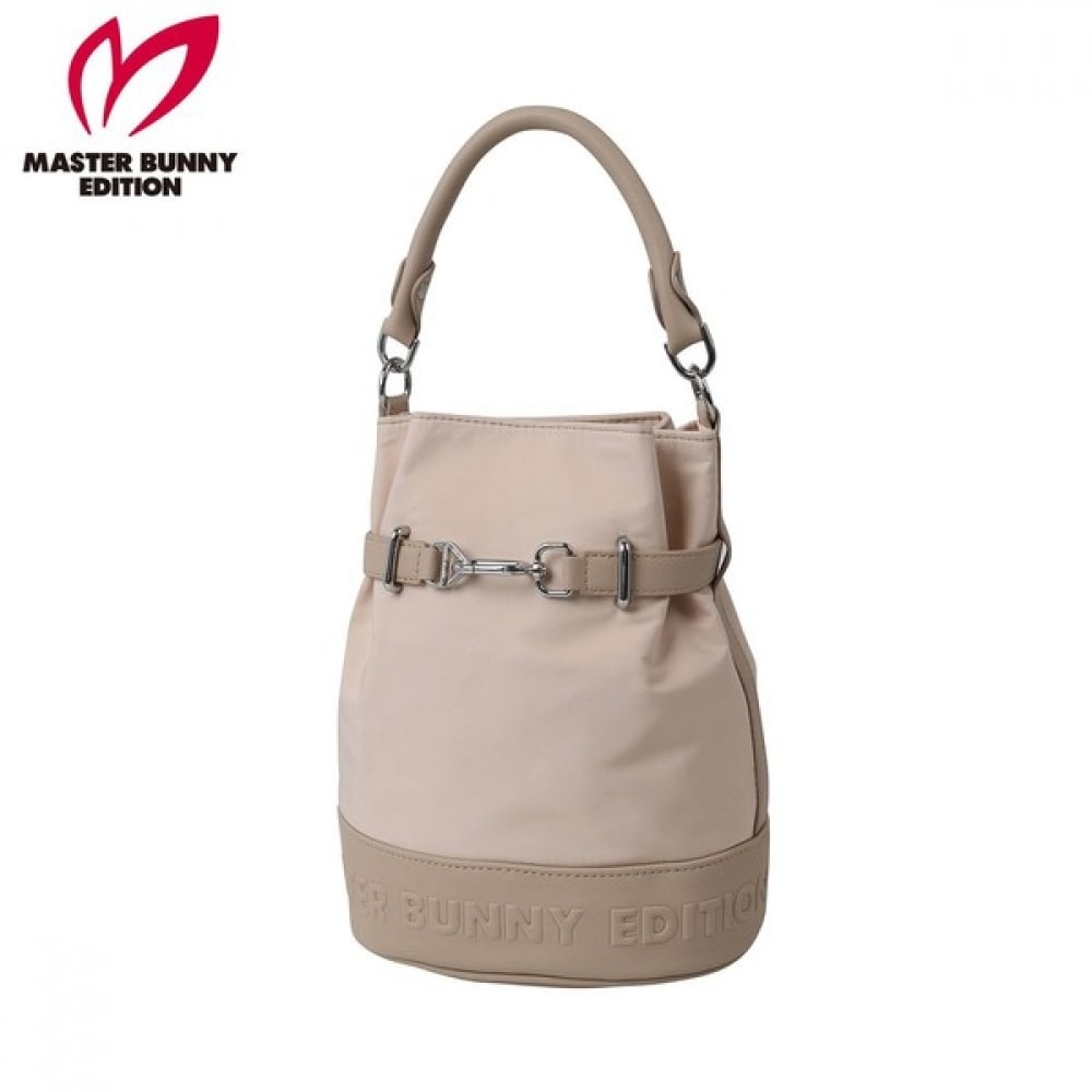 [Master Bunny] レディースエンボスロゴストラップバケットバッグ