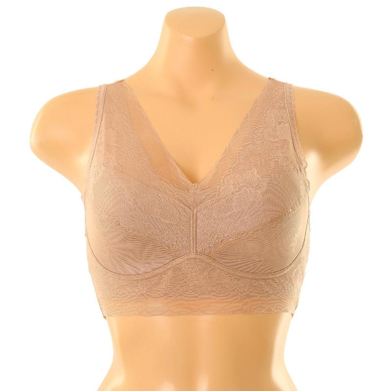 楽にぜい肉を押さえるフラワー・ジャカード・ブラレット（WLGB380R）