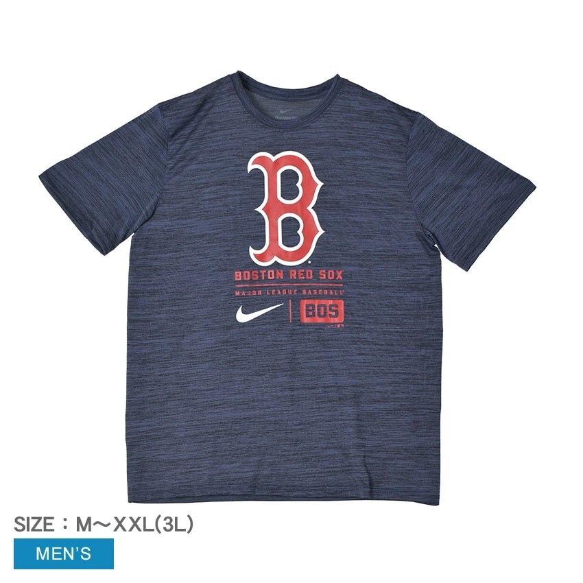 Large Logo Velocity Tee NKPQ-44B-BQ-B1Y メンズ Tシャツ 半袖 ボストン・レッドソックス Boston Red Sox MLB ウエア トップス 野球