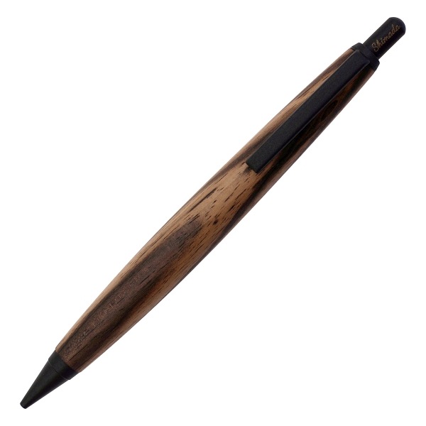 002BK 木軸 シャープペンシル 0.5mm【黒柿】 1721126