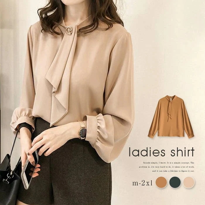 【20点セット】シャツ ブラウス レディース オフィス トップス 長袖 通勤 セレモニー フォーマル 大人 可愛い かわいい キレイめ オフィス スーツインナー ゆったり エレガント 会社 ビジネス