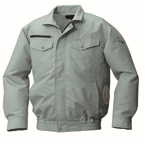 KU92030 空調服 綿/ポリ混紡 横ファン 服のみ モスグリーン 3L 7,955円