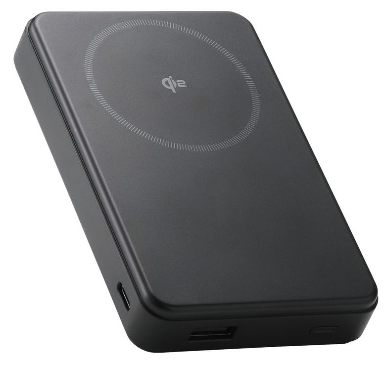 エレコム DE-C67-10000BK Qi2ワイヤレスモバイルバッテリー 10000mAh(20W・ブラック) DEC6710000BK