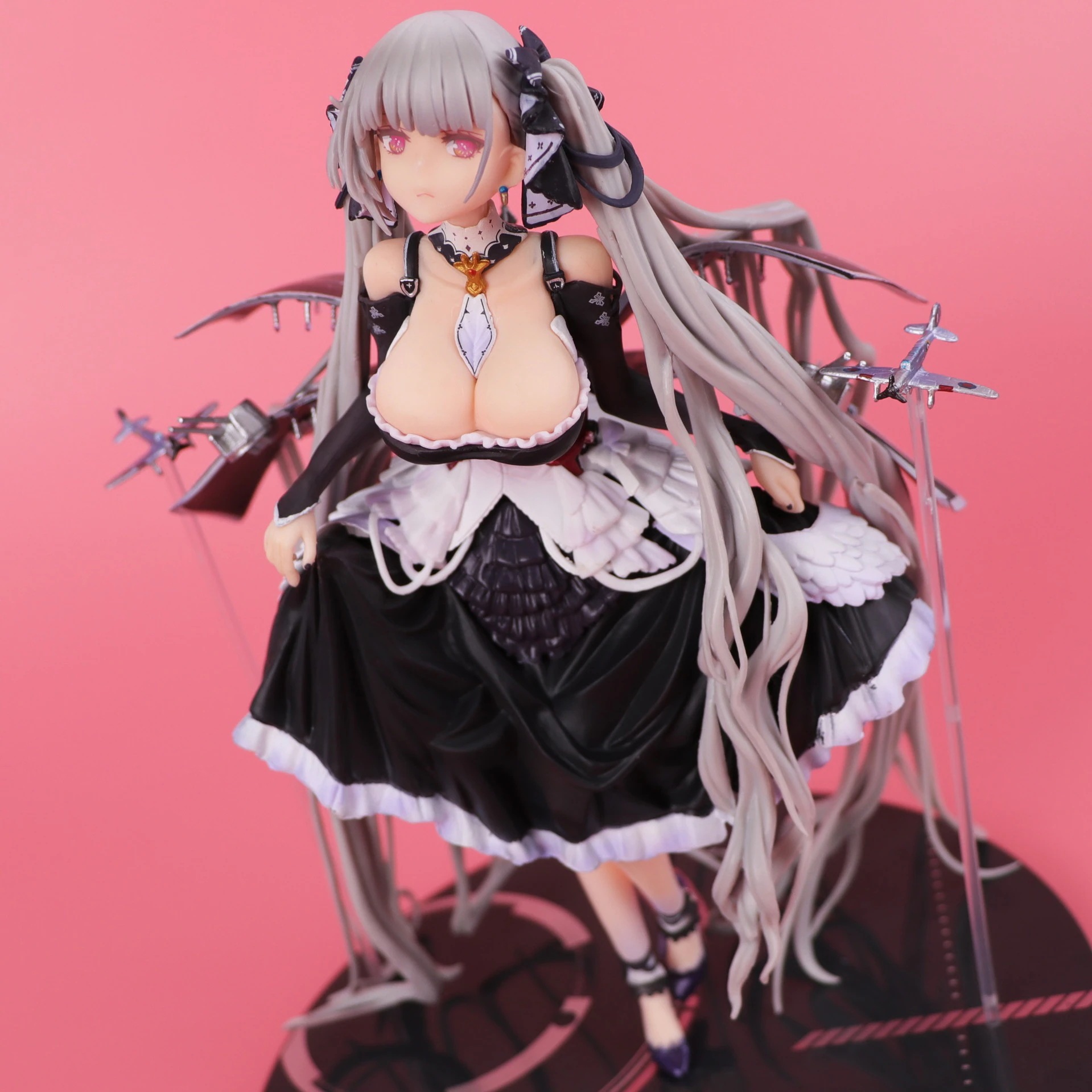 アズールレーン 航空母艦 オーサムフィギュア 交換用フェイスキャリア航空機付き 高品質高級フィギュア