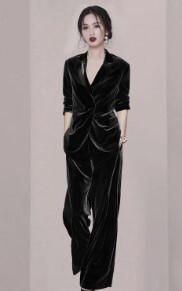 ドレス パーティー 結婚式 二次会 演奏会 発表会 ステージ 舞台 キャバ 衣装 コスプレ コスチューム 謝恩会 ラウンジ クラブ 膝下 ミモレ 長袖 ボリューム ラウンドネック タイト スリム