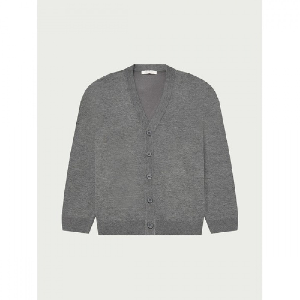 [ハンテン] メンズ Vネックジャカードカーディガン_055 (10510-040-231-33) 4,898円