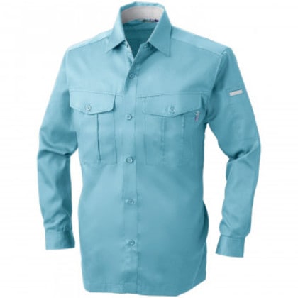 桑和 VA415 長袖シャツ 6Lサイズ パウダB(204) VIVA SOWA