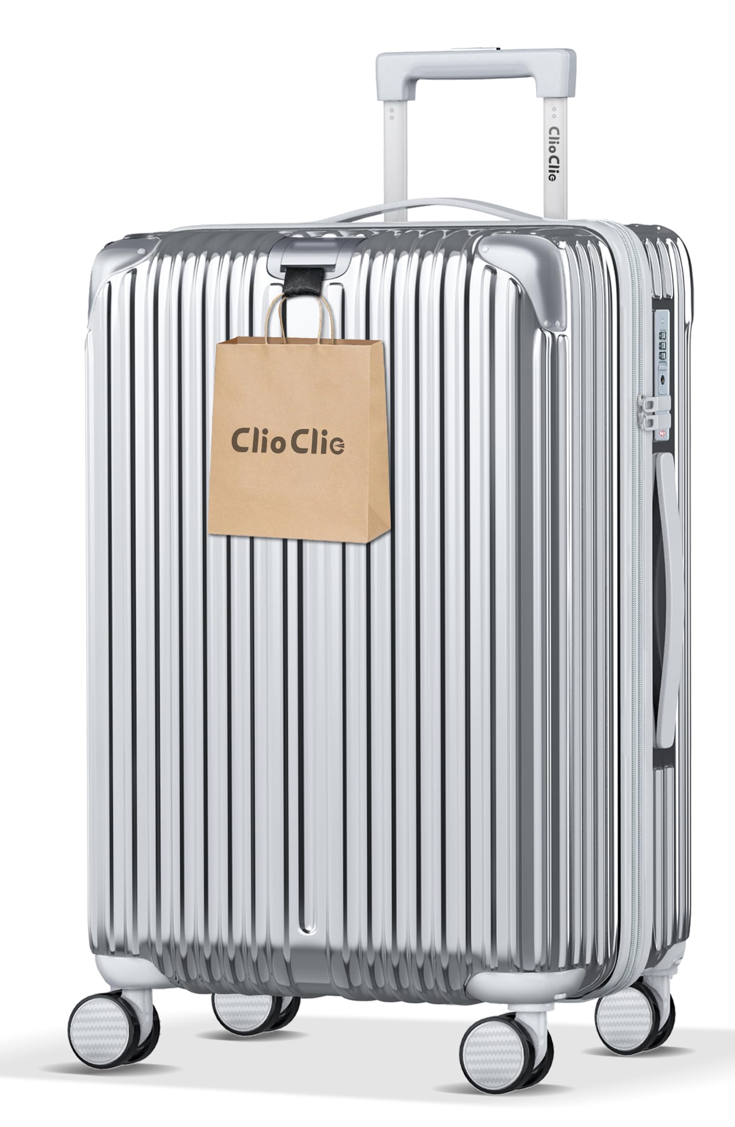 [ClioClio] スーツケース キャリーケース キャリーバッグ 拡張機能付 超軽量 静音 鏡面加工 【360度回転 & 取り外す可能】 ABS+PC 耐衝撃 防盗ファスナー TSAローク搭載 旅行 7,000円