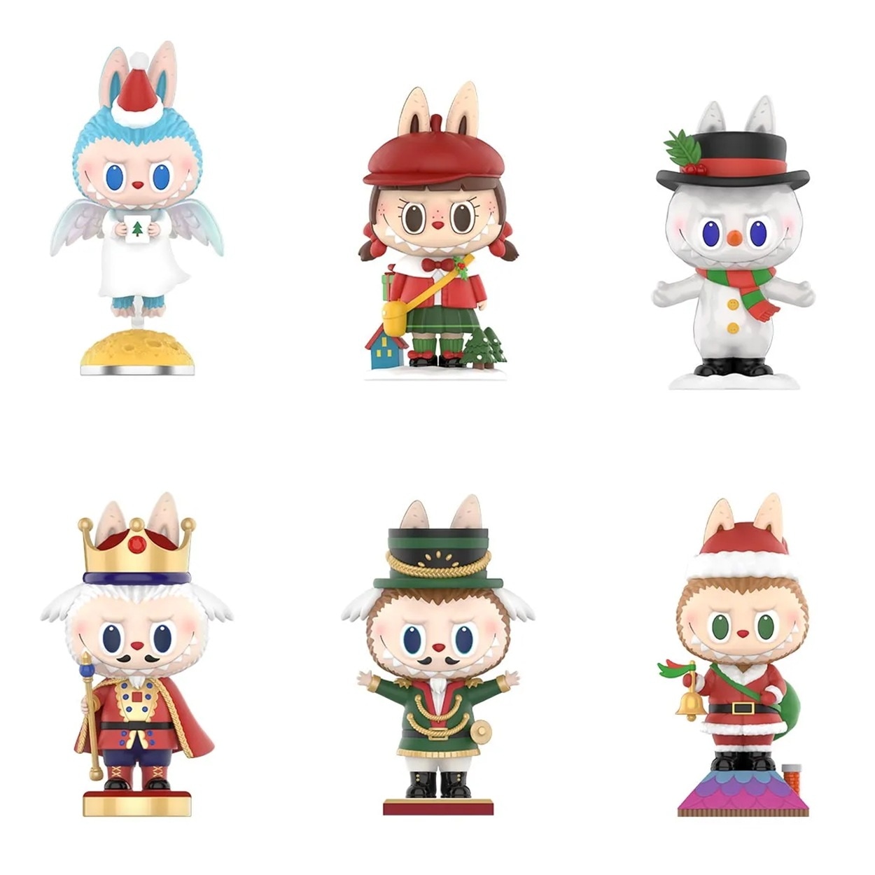 公式正規品POPMART LABUBU クリスマストゥゲザーシリーズ 確定カプセルトイ ブラインドボックスフィギュア