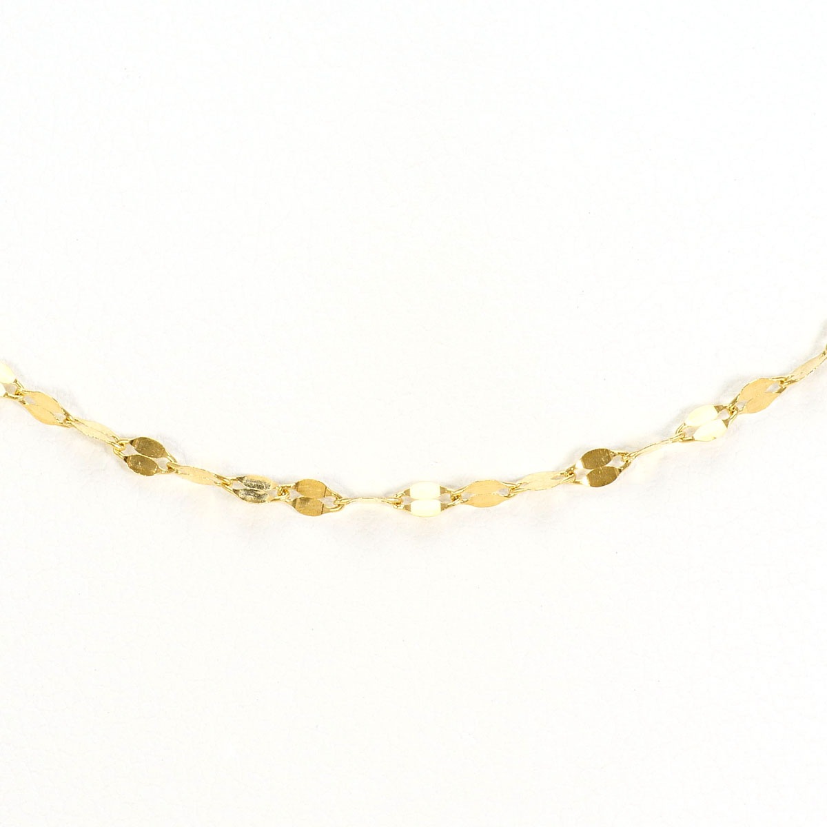 K18 18金 YG イエローゴールド ネックレス 総重量約1.2g 約45cm 中古 32,370円