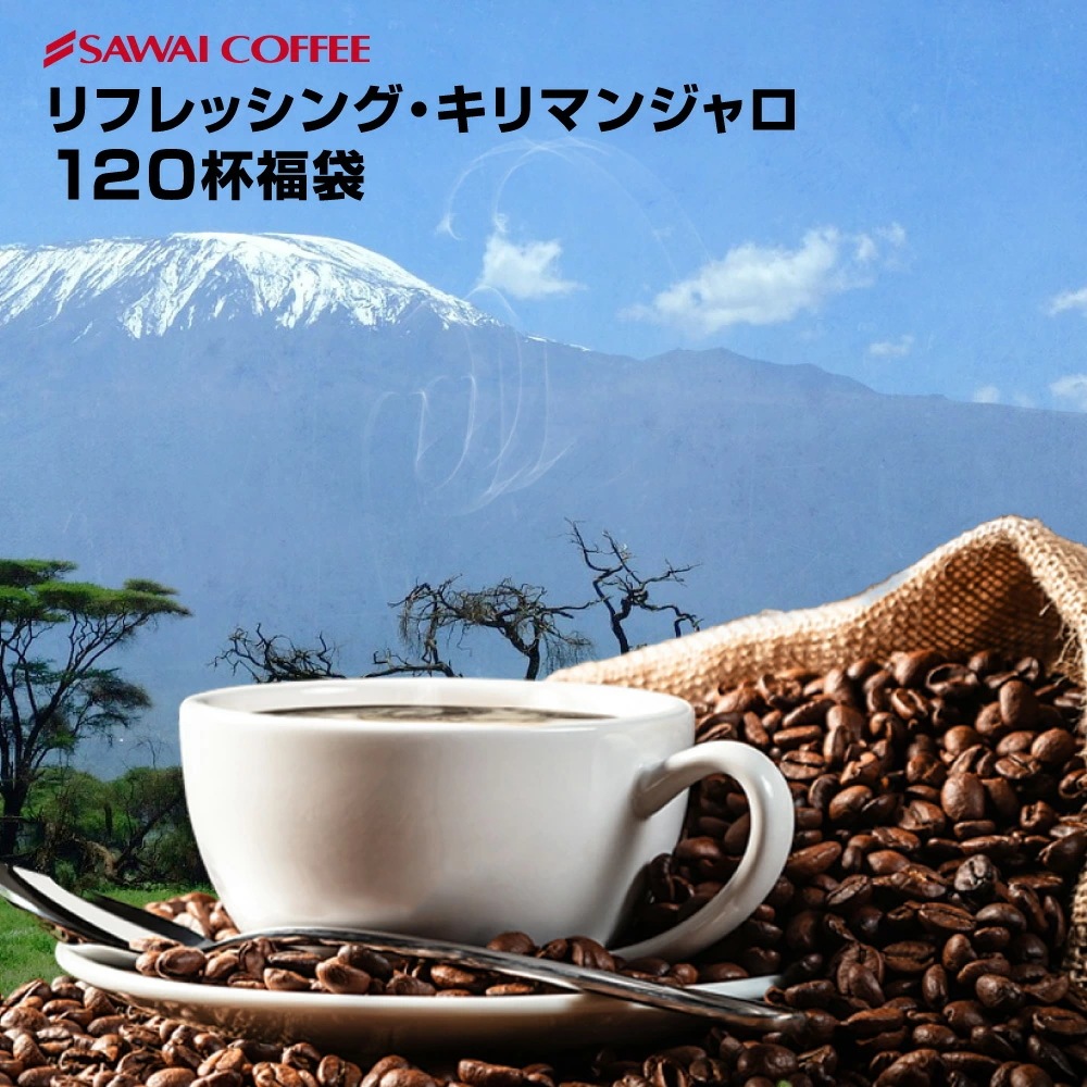 焙煎したて コーヒー豆 1.2kg 珈琲豆 コーヒー 福袋 大容量 400gx3袋 中挽き/豆のまま コーヒー専門店 120杯分 セット リフレッシングキリマンジャロ