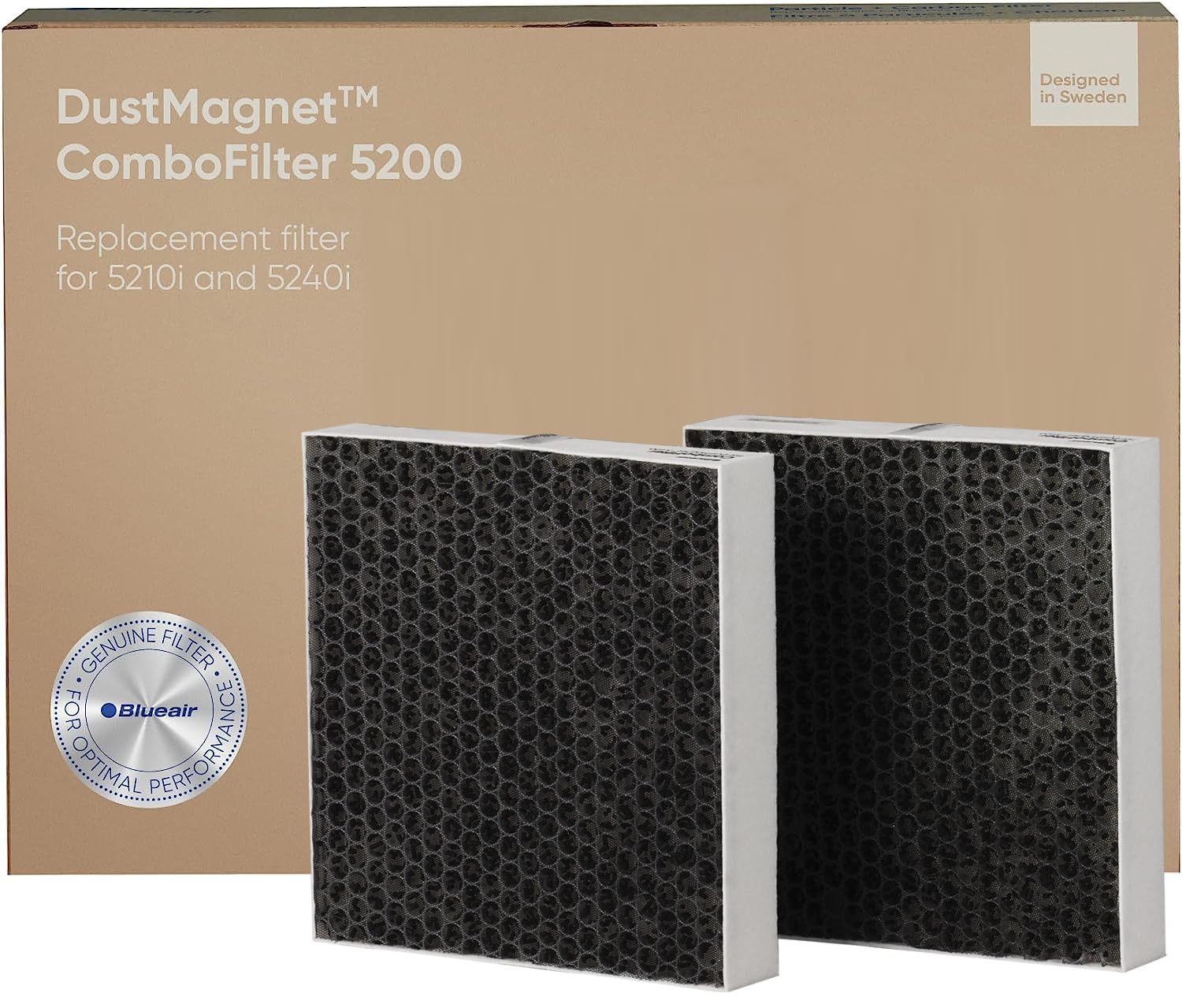 全国送料無料 【純正品】ブルーエア 空気清浄機フィルター ダストマグネット 5200シリーズ(5210i,5240i) 交換用コンボフィルター 108357