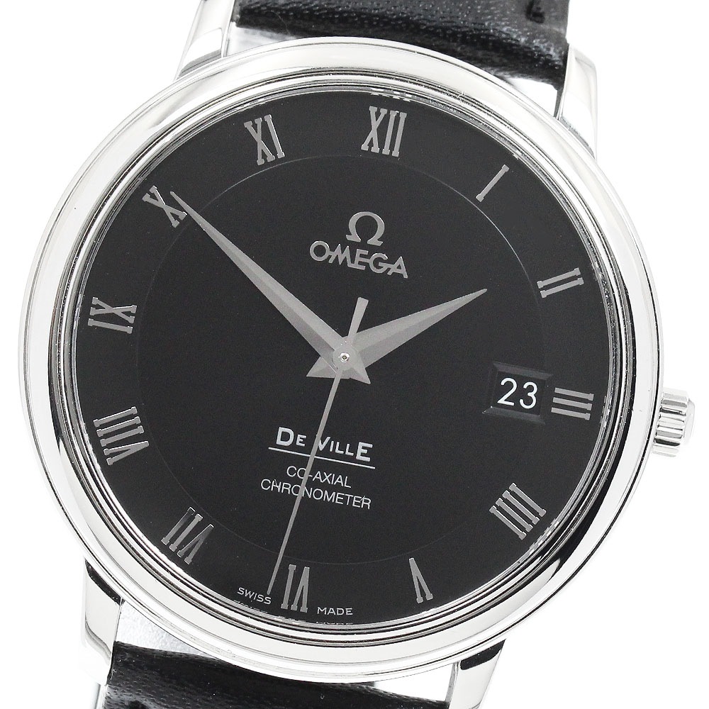 オメガ OMEGA 4875.50.01 デビル プレステージ コーアクシャル 自動巻き メンズ 良品 _945261【中古】