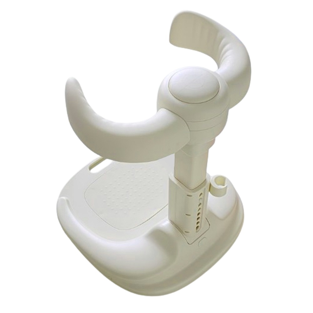 AGUARD イージーバス バスシャワーヘルパーハンドル チューブ用 長さ調節可能 スタンド クリーム 42(L) x 45(W) x 43-55cm [並行収入]