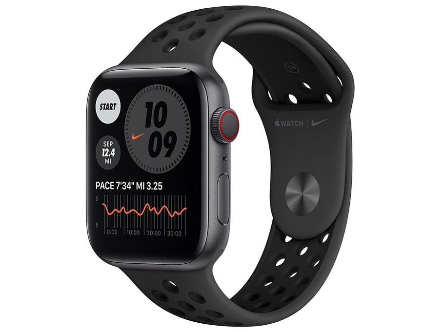 Apple Watch Ni ke Series 6 GPS+Cellularモデル 44mm M09Y3J/A [アンスラサイト/ブラックNi keスポーツバンド] 即納OK