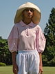 Ballooned Sleeves PK Shirt_Pink