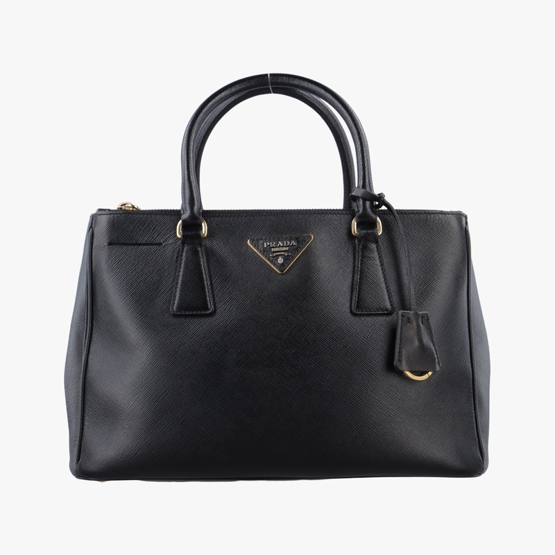 ガレリアブラックサフィアーノレザーBN18017/9中古