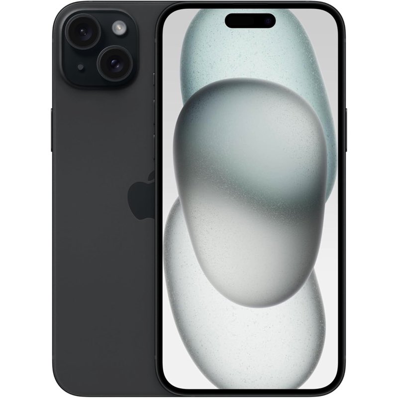 iPhone15 Plus 本体 SIMフリー 512GB 5G USBC 6.7インチ大画面 ロングバッテリー ガラスフィルム特典 15pl-512bk-a65h9