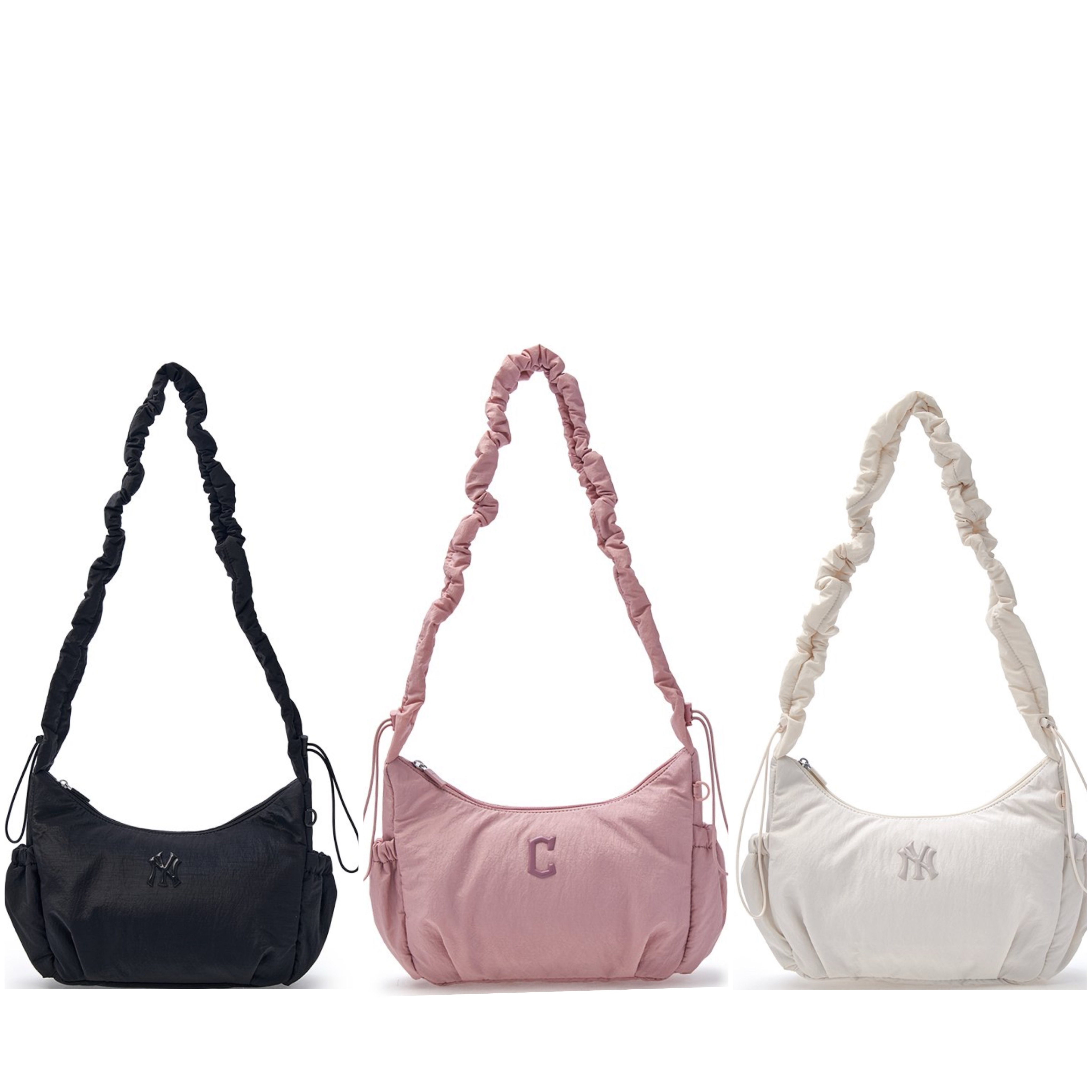 ★MLB★[25S 新商品]ベーシック アスレジャー ホボバッグ Qoo10] エムエルビー [25S新商品]ベーシックアスレジャー
