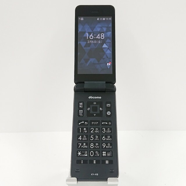 DIGNO ケータイ ベーシック KY-41B ドコモ ブラック 送料無料 本体 c17032 【中古】