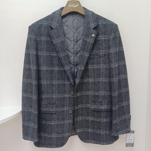 [幸せなデパート][]男性紺色ウール混紡パディングジャケットcdaabjk4106(39) 41,778円