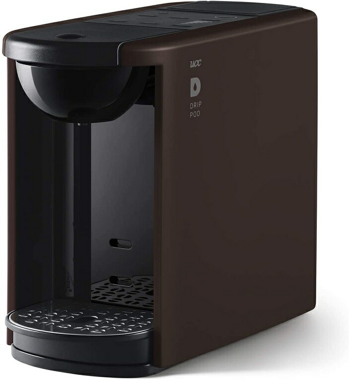 UCC 上島珈琲 ユーシーシーコーヒーメーカー DRIP POD T（ブラウン）[DP3] カプセル式 一杯抽出【本州(一部地域を除く)は送料無料】