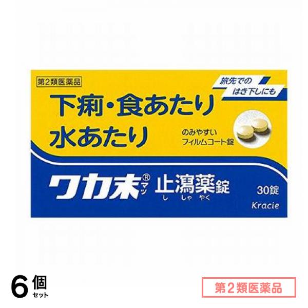 第２類医薬品 ワカ末止瀉薬錠 30錠 6個セット