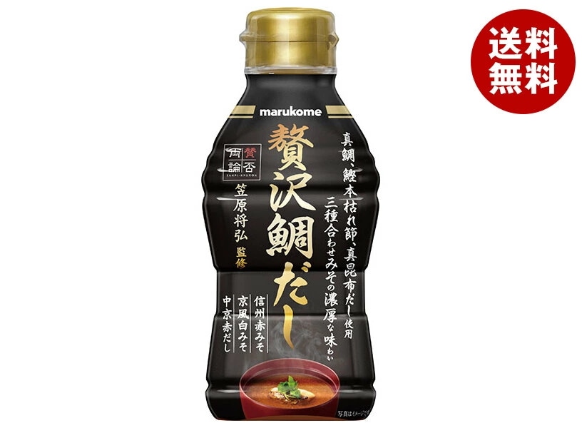 マルコメ 液みそ 賛否両論 贅沢鯛だし 430g×10本入×(2ケース)