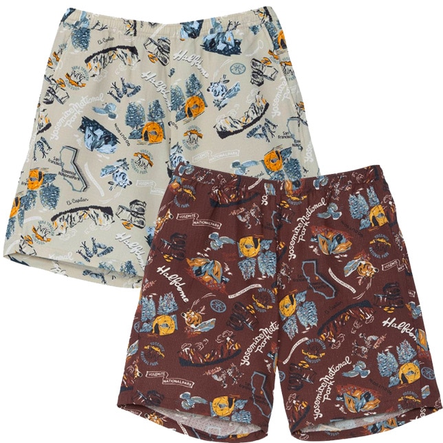 アロハベントショーツ NB42330 メンズ ショートパンツ ハーフパンツ 柄物