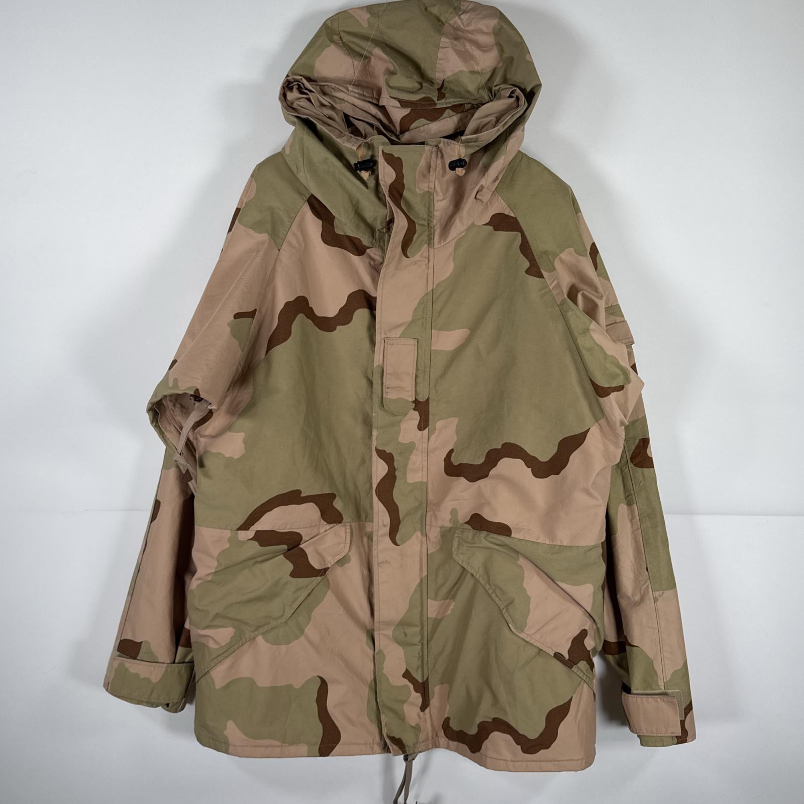 古着 ミリタリージャケット ECWCS GORE-TEX デザートカモ ゴアテックスパーカー 米軍 medium-long ベージュ メンズ