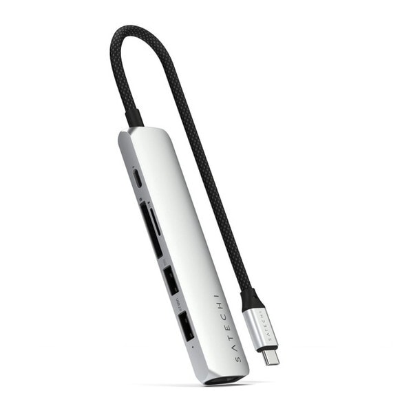 PST-P6SS シルバー USBハブ