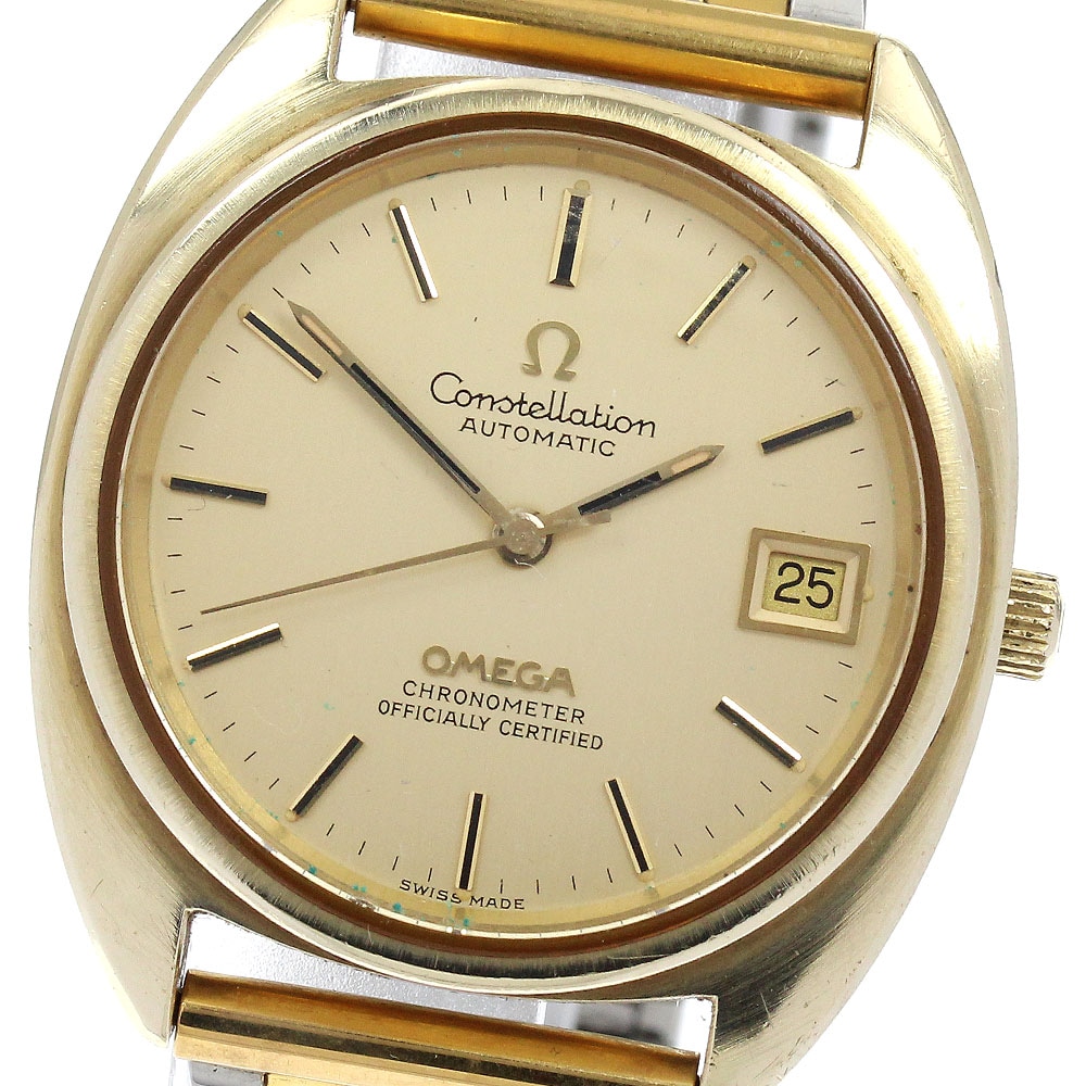 オメガ OMEGA 168.0056 コンステレーション デイト Cal.1011 自動巻き メンズ _884293【中古】