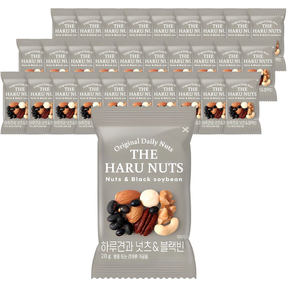 ハルナッツナッツ＆ブラックビーンミックスナッツ20g30個