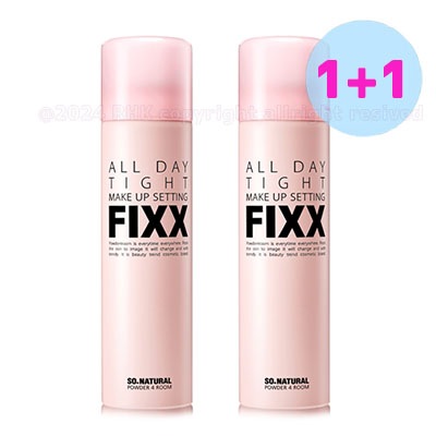 【大容量 120ml+120ml】 [1+1] オールデイメークアップフィクサー ダブル企画/올데이 타이트 메이크업 픽서 120ml / 霧吹き 気持ちいいフローラルの香り