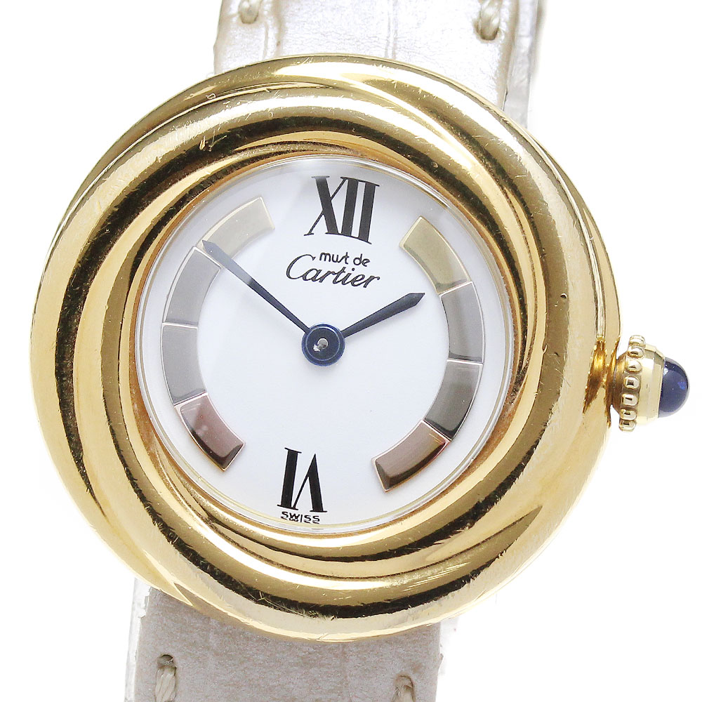 カルティエ CARTIER W1010744 マストトリニティ クォーツ レディース _835421【中古】