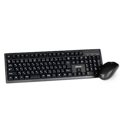 他サイト： ZALMAN　キーボード・マウスセット [有線 /USB] ブラック　ZMK390MCOMBOの商品画像