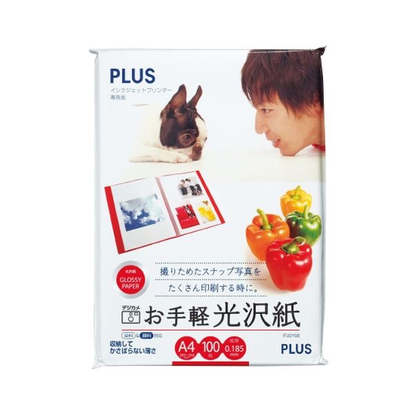 インクジェットプリンタ専用紙 お手軽光沢紙 A4 100枚入 [x10セット]