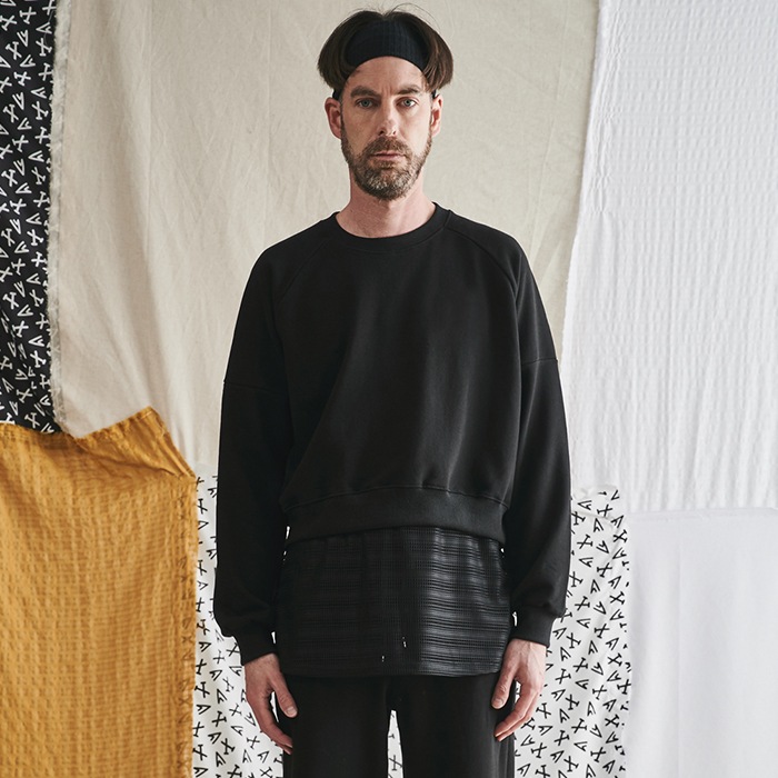 [送料無料]スミスアもーデーリーマカロンクロップスウェットシャツブラック