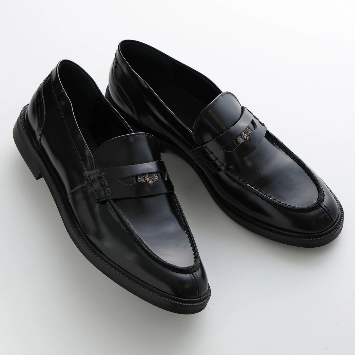 FABIO RUSCONI ファビオルスコーニ コインローファー CP3628 レディース レザー シューズ 革靴 NERO