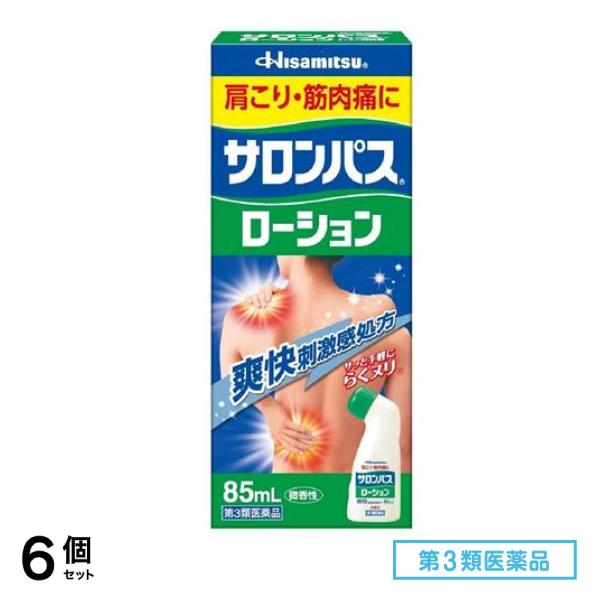 第３類医薬品 サロンパスローション 85mL 6個セット 5,253円