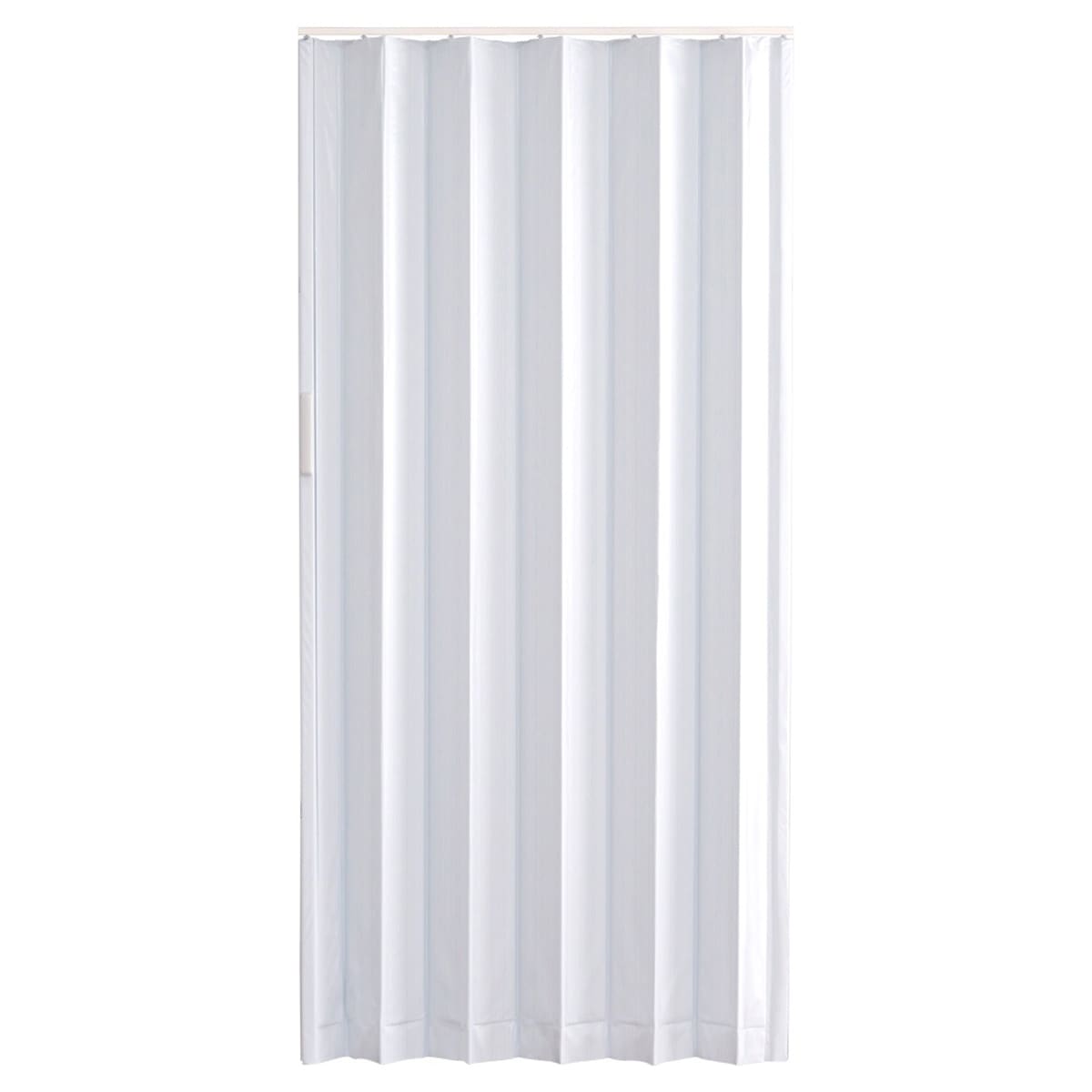 簡単丈詰め可能！シンプルな模様のアコーディオンドア 100cm幅 取り付け簡単 プラスチックレール スマートにドアや目隠しに