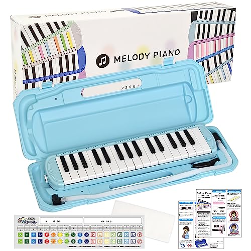 色：ライトブルー KC キョーリツ 鍵盤ハーモニカ メロディピアノ 32鍵 ライトブルー P3001